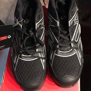 Wolverine Steel Toe tennis shoe.